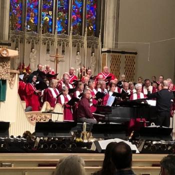 Celebration Choir performing at the Cathedral of the Rockies