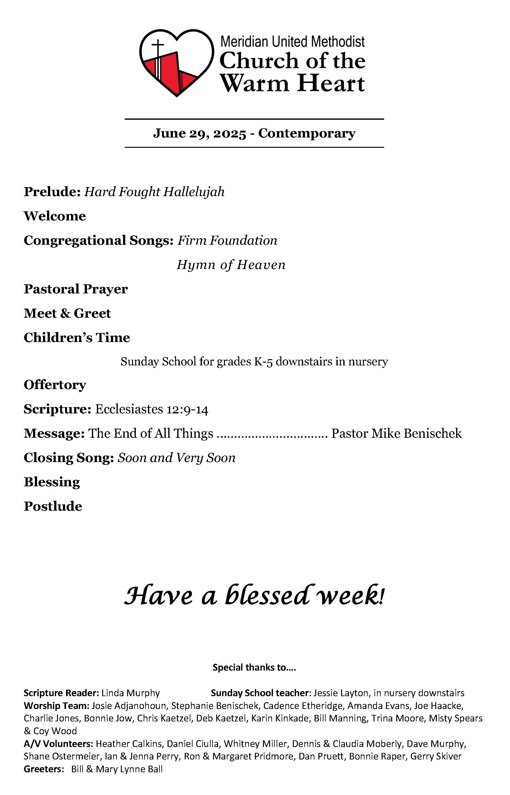 Bulletin Page 2